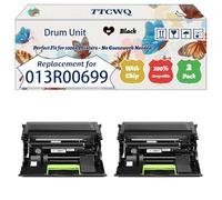 Compatible for Xerox 013R00699 Drum Unit Work for Xerox VersaLInk B620 DN B625 DN Printers, with Chip, High Yield 150000 Pages, High-Definition Printing (2-Pack Black)