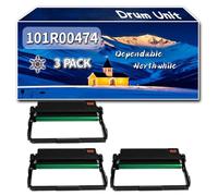 Compatible for Xerox 101R00474 Drum Unit, Work for Xerox Phaser 3260DNI WorkCentre 3225 3225DNI Printers, Drum Unit (3 Pack Black)