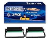Compatible for Xerox 101R00474 Drum Unit, Work for Xerox Phaser 3260DNI WorkCentre 3225 3225DNI Printers, Drum Unit (2-Pack Black)