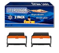 Compatible for Xerox 101R00664 Drum Unit, Work for Xerox B205MFP B210 B215MFP Printers, Drum Unit (2-Pack Black)