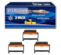 Compatible for Xerox 101R00664 Drum Unit, Work for Xerox B205MFP B210 B215MFP Printers, Drum Unit (3 Pack Black)