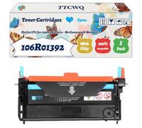 Compatible for Xerox 106R01392 Toner Cartridges Work for Xerox Phaser 6280 6280V/DN 6280V/N Printer, with Chip, High Yield 8001 Pages, High-Definition Printing (1 Pack Cyan)