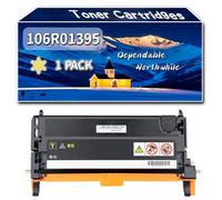 Compatible for Xerox 106R01395 Toner Cartridges, Work for Xerox Phaser 6280 6280V/DN 6280DN 6280V/N 6280N Printers, Toner Cartridges 106R01392 106R01393 106R01394 (1 Pack Yellow)