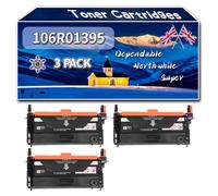 Compatible for Xerox 106R01395 Toner Cartridges, Work for Xerox Phaser 6280 6280V/DN 6280V/N Printers, Toner Cartridges (3 Pack Black)