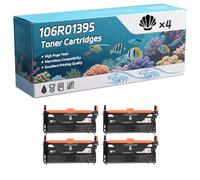 Compatible for Xerox 106R01395 Toner Cartridges, Work for Xerox Phaser 6280 6280V/DN 6280V/N Printers, Toner Cartridges (4 Pack Black)