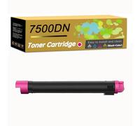 Compatible for Xerox 106R01436 106R01437 106R01438 106R01439 Toner Cartridge, Work with Phaser 7500 7500DN Printer,Reliability Longevity (Magenta)