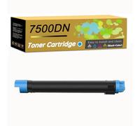 Compatible for Xerox 106R01436 106R01437 106R01438 106R01439 Toner Cartridge, Work with Phaser 7500 7500DN Printer,Reliability Longevity (Cyan)