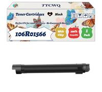 Compatible for Xerox 106R01566 Toner Cartridges Work for Xerox Phaser 7800 7800DN 7800DX 7800GX Printers, with Chip, High Yield 34000 Pages, High-Definition Printing (1 Pack Black)