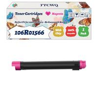 Compatible for Xerox 106R01566 Toner Cartridges Work for Xerox Phaser 7800 7800DN 7800DX 7800GX Printers, with Chip, High Yield 34000 Pages, High-Definition Printing (1 Pack Magenta)