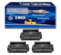 Compatible for Xerox 106R02307 Toner Cartridges, Work for Xerox Phaser 3320 Printers, Toner Cartridges (3 Pack Black)
