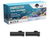 Compatible for Xerox 106R02720 Toner Cartridges, Work for Xerox Phaser 3610 3610DN WorkCentre 3615 3615DN Printers, Toner Cartridges (2-Pack Black)