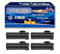 Compatible for Xerox 106R02731 Toner Cartridges, Work for Xerox Phaser 3610 3610DN WorkCentre 3615 3615DN Printers, Toner Cartridges (4 Pack Black)