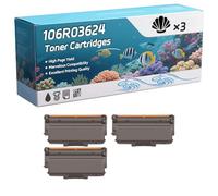 Compatible for Xerox 106R03624 Toner Cartridges, Work for Xerox WorkCentre 3335DNI3345 3345DNI Printers, Toner Cartridges (3 Pack Black)