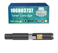 Compatible for Xerox 106R03737 106R03738 106R03739 106R03740 Toner Cartridge, Work with C7020 C7025 C7030 Printer,Reliability Longevity (Black)