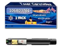 Compatible for Xerox 106R03761 106R03762 106R03763 106R03764 Toner Cartridges, Work for Xerox VersaLink C7000DN C7000N Printers, Toner Cartridges (1 Pack Black)