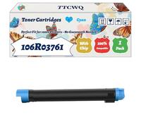 Compatible for Xerox 106R03761 Toner Cartridges Work for Xerox VersaLink C7000 C7000DN C7000N Printers, with Chip, High Yield 4000 Pages, High-Definition Printing (1 Pack Cyan)