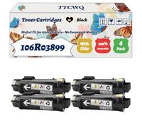 Compatible for Xerox 106R03899 Toner Cartridges Work for Xerox VersaLink C605 Series C605 XL C605 XLM C605 XLS C605 XM C605 Printers (4 Pack Black)