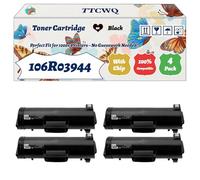 Compatible for Xerox 106R03944 Toner Cartridge Work for Xerox VersaLink B600 B605S B610 B615X B600DN B605X Printers, with Chip, High Yield 46700 Pages, High-Definition Printing (4 Pack Black)