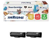 Compatible for Xerox 106R03945 Toner Cartridge Work for Xerox VersaLink B600DN B605S B605X B605XL B610DN B615X Printers, with Chip, High Yield 56700 Pages, High-Definition Printing (2-Pack Black)