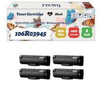 Compatible for Xerox 106R03945 Toner Cartridge Work for Xerox VersaLink B600DN B605S B605X B605XL B610DN B615X Printers, with Chip, High Yield 56700 Pages, High-Definition Printing (4 Pack Black)