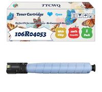 Compatible for Xerox 106R04053 106R04050 106R04051 106R04052 Toner Cartridge Work for Xerox VersaLink C8000 Printers, with Chip, High Yield 30900 Pages, High-Definition Printing (1 Pack Cyan)