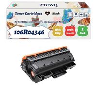 Compatible for Xerox 106R04346 Toner Cartridges Work for Xerox B205 MFP B210 B215 MFP Printers, with Chip, High Yield 2500 Pages, High-Definition Printing (1 Pack Black)