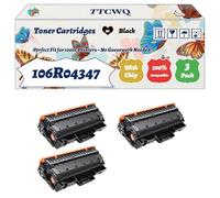 Compatible for Xerox 106R04347 Toner Cartridges Work for Xerox B205 MFP B210 B215 MFP Printers, with Chip, High Yield 4000 Pages, High-Definition Printing (3 Pack Black)
