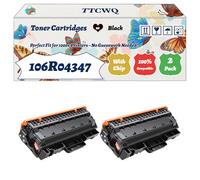 Compatible for Xerox 106R04347 Toner Cartridges Work for Xerox B205 MFP B210 B215 MFP Printers, with Chip, High Yield 4000 Pages, High-Definition Printing (2-Pack Black)