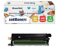 Compatible for Xerox 108R00971 Drum Unit Work for Xerox Phaser 6700 6700DN 6700DT 6700DX 6700N Printers, with Chip, High Yield 60000 Pages, High-Definition Printing (1 Pack Cyan)