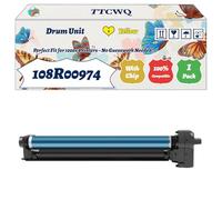 Compatible for Xerox 108R00974 Drum Unit Work for Xerox Phaser 6700 DN 6700 DNM 6700 DT 6700 DTM 6700 DX 6700 DXM 6700 N 6700 NM 6700 Printers (1 Pack Yellow)