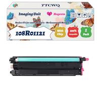 Compatible for Xerox 108R01121 Imaging Unit Work for Xerox 6600DN 6600N C400DN C400N C405DN 6605DN 6605N 6655 Printers, with Chip, High Yield 70000 Pages, High-Definition Printing (1 Pack Magenta)