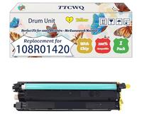 Compatible for Xerox 108R01420 108R01417 108R01418 108R01419 Drum Unit Work for Xerox Phaser 6510 6510DN 6510DNI Printers (1 Pack Yellow)