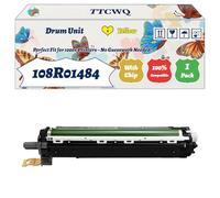 Compatible for Xerox 108R01484 Drum Unit Work for Xerox VersaLink C500 C500DN C500DNW C500N Printers, with Chip, High Yield 50000 Pages, High-Definition Printing (1 Pack Yellow)