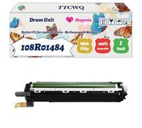 Compatible for Xerox 108R01484 Drum Unit Work for Xerox VersaLink C500NW C505 C505S C505SW C505X Printers, with Chip, High Yield 50000 Pages, High-Definition Printing (1 Pack Magenta)