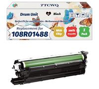 Compatible for Xerox 108R01488 Drum Unit Work for Xerox VersaLink C605 C600 Printers, with Chip, High Yield 40000 Pages, High-Definition Printing (1 Pack Black)