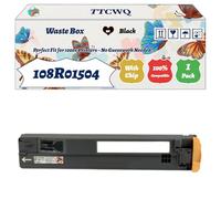 Compatible for Xerox 108R01504 Waste Box Work for Xerox VersaLink C 8000 DT C 8000 DTM C 9000 Printers, with Chip, High Yield 47000 Pages, High-Definition Printing (1 Pack Black)