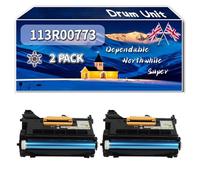 Compatible for Xerox 113R00773 Drum Unit, Work for Xerox WorkCentre 3655 3615 3615DN Phaser 3610DN Printers, Drum Unit (2-Pack Black)