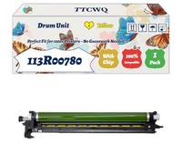 Compatible for Xerox 113R00780 Drum Unit Work for Xerox VersaLink C7020 C7020D C7020DN C7020DNW Printers, with Chip, High Yield 209000 Pages, High-Definition Printing (1 Pack Yellow)