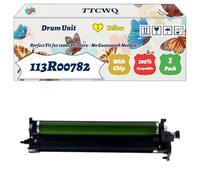 Compatible for Xerox 113R00782 Drum Unit Work for Xerox VersaLink C7000 C7000DN C7000N Printers, with Chip, High Yield 92200 Pages, High-Definition Printing (1 Pack Yellow)