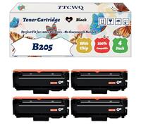 Compatible for Xerox B205 Toner Cartridge Work for Xerox B205 MFP B210 B215 MFP Printers, with Chip, High Yield 1500 Pages, High-Definition Printing (4 Pack Black)