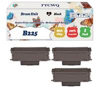 Compatible for Xerox B225 Drum Unit Work for Xerox B225 B230 B235 Printers, with Chip, High Yield 12000 Pages, High-Definition Printing (3 Pack Black)