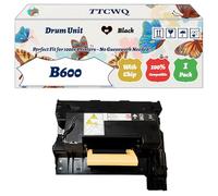 Compatible for Xerox B600 Drum Unit Work for Xerox VersaLInk B610DN B615 B615X B615XL Printers, with Chip, High Yield 60000 Pages, High-Definition Printing (1 Pack Black)