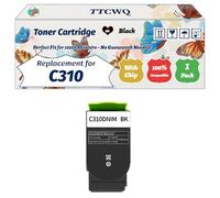 Compatible for Xerox C310 Toner Cartridge Work for Xerox C310 C315 Printers, with Chip, High Yield 8000 Pages, High-Definition Printing (1 Pack Black)
