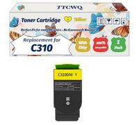 Compatible for Xerox C310 Toner Cartridge Work for Xerox C310 C315 Printers, with Chip, High Yield 8000 Pages, High-Definition Printing (1 Pack Yellow)