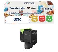 Compatible for Xerox C310 Toner Cartridge Work for Xerox C310 C315 Printers, with Chip, High Yield 9000 Pages, High-Definition Printing (1 Pack Black)