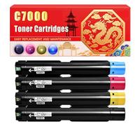 Compatible for Xerox C7000 VersaLink C7000 VersaLink C7000DN Toner Cartridges Printers, With Chip Large Capacity 6300 Pages (4-Pack BK/C/M/Y)