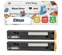 Compatible for Xerox C8030 Waste Toner Container Work for Xerox AltaLInk C8030 C8030F C8030T C8035 C8035F C8035T Printers (2-Pack Black)