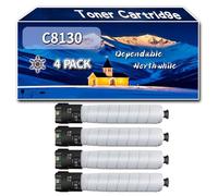 Compatible for Xerox C8130 Toner Cartridge, Work for Xerox AltaLInk C8130 C8135 C8145 C8155 C8170 Printers, Toner Cartridge 006R01746 006R01747 006R01748 006R01749 (4 Pack Black)