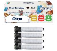 Compatible for Xerox C8130 Toner Cartridge Work for Xerox AltaLInk C8130 C8135 C8145 C8155 C8170 Printers, with Chip, High Yield 36000 Pages, High-Definition Printing (4 Pack Black)