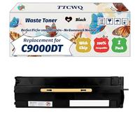 Compatible for Xerox C9000DT Waste Toner Container Work for Xerox VersaLInk C8000DT VersaLInk C8000W VersaLInk Printers (1 Pack Black)